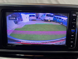 見えづらい車体後方部を映像で映し出してしっかりサポート!難しいバック駐車も安心です♪