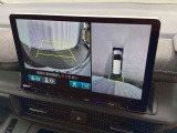 マルチビューカメラ装備しております。周囲の状況が確認出来て、車庫入れの苦手なお客様、もうご心配いりません。ぶつける心配無し?!重宝します!!