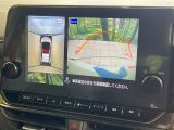 【アラウンドビューモニター】専用のカメラにより、上から見下ろしたような視点で360度クルマの周囲を確認することができます☆死角部分も確認しやすく、狭い場所での切り返しや駐車もスムーズに行えます。