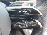 ハンドルスイッチ(右)は、運転中に手を離さず安全に操作できます。マルチファンクションディスプレイを操作します。