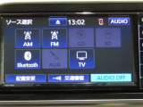 純正ワンセグナビ AM/FMラジオ CD再生 Bluetoothオーディオ