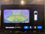 リアカメラ付で、後方をナビ画面で確認。車庫入れも安心です。もちろん、バックギアと連動しています。