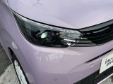 LEDヘッドランプ仕様。シャープな白光色のLEDランプを採用しました。夜の視界を明るくしてくれます。