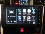 ディスプレイオーディオ【スマートフォン連携】AM/FMチューナー(ワイドFM対応)、TV(フルセグ)、BluetoothR対応(ハンズフリー/オーディオ)、USB端子(外部入力/充電)