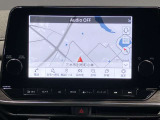 メーカーナビ(NissanConenectナビゲーションシステム)プロパイロットとリンクするナビゲーションシステム。9インチの高解像度モニターを搭載し、スマートフォンのワイヤレス充電など対応!