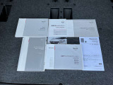 新車時からの車の取扱説明書・ナビの取扱説明書が残っております。大切にされてきた証拠です!