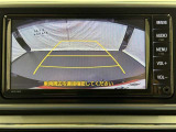 バックモニターで、後方を確認しながら安心して駐車することができます。運転初心者も熟練者も必須の機能ですよ!
