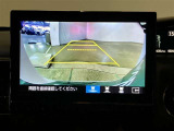 バックギアに入れると、このように後方が映し出されます!最終確認はご自身の目と耳で必ず行ってください!安全第一で!