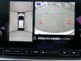 アラウンドビューモニター。空の上から見下ろすような視点でスムース駐車。