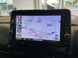 純正大画面ナビです。フルセグTVやBluetoothなど機能も充実しています。