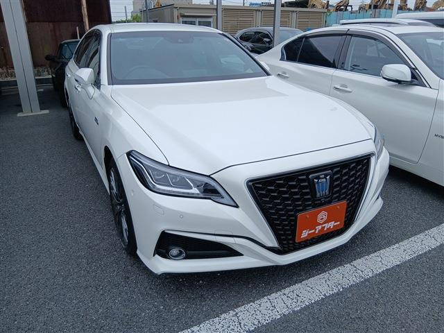 クラウン ハイブリッド 3.5 G エグゼクティブ 禁煙車 純正8インチマルチナビ