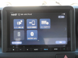 ★ホーム画面★オーディオ設定・Bluetooth接続設定はこちらの画面から。よく使う検索項目をメニューに追加するなどカスタマイズでき、目的地設定がよりスムーズになります!