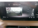 ドライブレコーダー装備。モニターで確認できます。