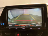 バックギアに入れると、このように後方が映し出されます!最終確認はご自身の目と耳で必ず行ってください!安全第一で♪