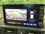 便利な3ビュー切り替え、ガイド線表示付きのバックカメラです!後退時、後方の視界をサポートします!
