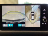 マルチビューカメラシステムです。周囲の状況を多彩なビューでナビ画面に表示します。駐車場や見通しの悪い交差点での安心感を高めます♪