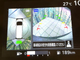【アラウンドビューモニター】専用のカメラにより、上から見下ろしたような視点で360度クルマの周囲を確認することができます☆死角部分も確認しやすく、狭い場所での切り返しや駐車もスムーズに行えます。