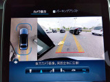 360&deg;カメラシステムを装備。車両周囲を確認しやすく、駐車時の安心感を高めます。