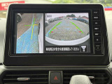ナビのOPTボタンを二回押すことで運転席からの死角もカバーできます