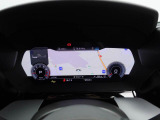 必要に応じてメーター内に地図や車両のインフォメーションなどを切り替え表示できるバーチャルコクピット