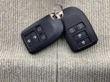 キーを取り出さずにドアを施錠&解錠。クルマの始動も可能です。