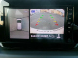 アラウンドビューモニター。空の上から見下ろすような視点でスムース駐車。