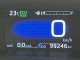 メーター周りもスッキリしていて見やすいですよ。視認性の高さが売りです!
