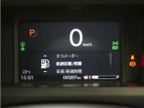 7インチの液晶メーターで、速度表示やHonda SENSING作動表示などを、分かりやすく表示 見やすさを追求したメーターです。