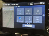 お気に入りの曲をBluetoothで再生できます♪ ドライブがさらに楽しくなりますよ♪