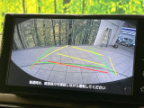 【バックカメラ】駐車時に後方がリアルタイム映像で確認できます。大型商業施設や立体駐車場での駐車時や、夜間のバック時に大活躍!運転スキルに関わらず、今や必須となった装備のひとつです!