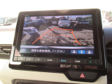 バックカメラ付き☆駐車の際に死角が確認でき安心です☆3つのモード切替で、見え方も変更できます☆