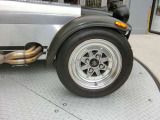 SpeedStar MkⅢの13インチアルミホイールにADVAN048タイヤ185/60R13を装着。