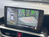 【パノラミックビューモニター】専用のカメラにより、上から見下ろしたような視点で360度クルマの周囲を確認することができます☆死角部分も確認しやすく、狭い場所での切り返しや駐車もスムーズに行えます。