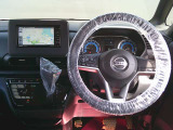 すっきりとした運転席周りになっています。