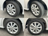 155/65R14 純正アルミホイール装着。タイヤはまだまだ使えます。