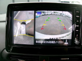 アラウンドビューモニター!空から見下ろしているかのような映像を映し出します。駐車時には安心ですよね♪