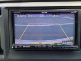バックカメラ装備で後方の視界も十分です。
