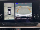 車の上から見下ろしたような360度見えるアラウンドビューモニター搭載してます!狭い駐車場や暗い場所でも安心して駐車出来ます!