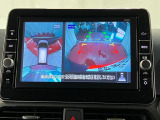 【全周囲モニター】 上から見下ろしたような映像が、運転の不安を軽くします。