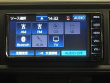 オーディオソース選択画面になります。Bluetooth対応しています!