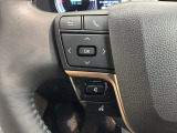 ステアリングにオーディオ操作スイッチが付いています。オーディオ画面に直接タッチしなくても操作が出来ますので、運転に集中できます。