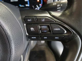 ステアリング右側には、運転支援機能を手元で操作できるスイッチ類を配置しています