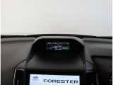 マルチファンクションディスプレイです。先進安全技術などの作動状況や燃費情報など、車両のさまざまな情報を表示できます。
