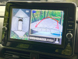 【アラウンドビューモニター】専用のカメラにより、上から見下ろしたような視点で360度クルマの周囲を確認することができます☆死角部分も確認しやすく、狭い場所での切り返しや駐車もスムーズに行えます。