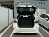 バックドアは大きく開きます。定員乗車時でも十分広いラゲッジスペースを確保しています