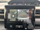 【全周囲カメラ】真上から車を見たようにモニターで確認ができる。是非実際の車で体感してみてください。