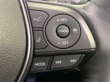 【レーダークルーズコントロール】高速道路での長距離走行が楽に!!自動で速度を保つクルーズコントロールが、衝突軽減システムと連携し、前方の車両を感知して車間を保つように速度調節してくれます!!
