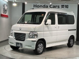 全国納車可 第三者機関証明書付 1年保証 ワンオ-ナ- ETC キ-レス スペアキ- 整備記録簿 エアコン ドアバイザ- Wエアバッグ装備のバモスホビオ G入庫!