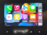 ●Apple Car Play:スマホとの有線接続で、ナビ・オーディオ再生などスマホのアプリ機能が画面でも使える便利機能です!