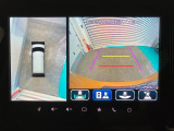 【全方位モニター】 4つのカメラで映像を映し出します。発進時、後退時も周囲の安全を確認し、サポートします^^